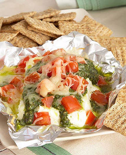 Warm Basil Pesto Spread