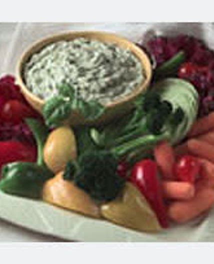 Easy Creamy Pesto Dip