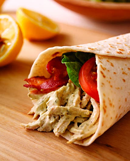 Pesto Chicken Club Wrap