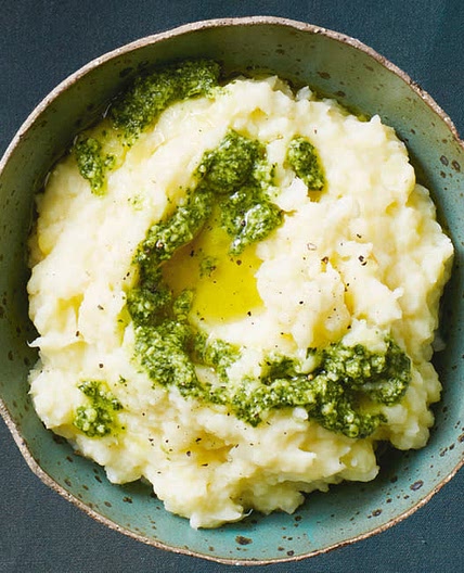 Pesto Mashed Potatoes