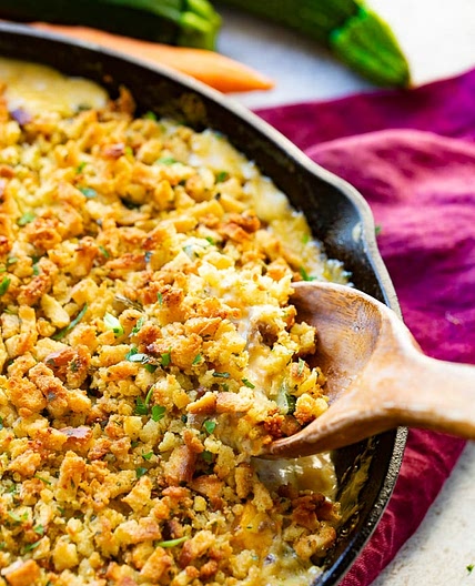 Creamy Zucchini Sausage Casserole