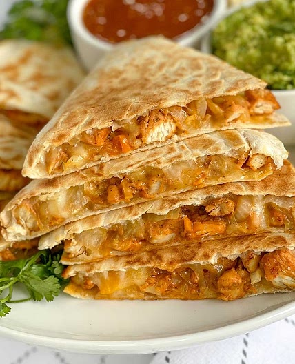Chicken quesadillas