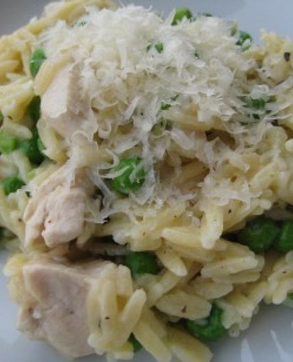 Orzo with Asiago & Chicken