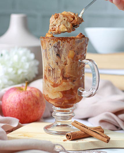 Microwave Apple Mugcake