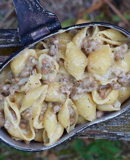 Beef Alfredo [BACKPACKING MEAL]
