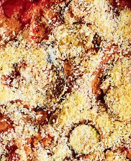 Oven Baked Ratatouille: Slow Cooked Courgette, Aubergine, Peppers and Tomatoes