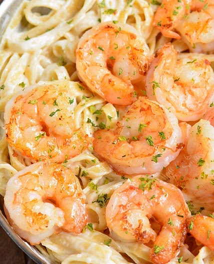 Shrimp Alfredo