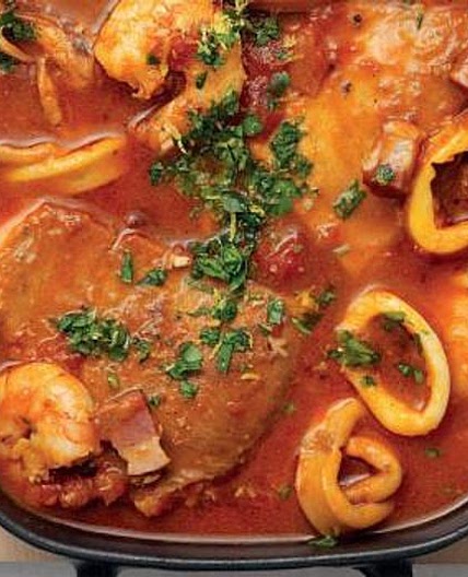 Italian Fish Stew with Pancetta and Garlic
