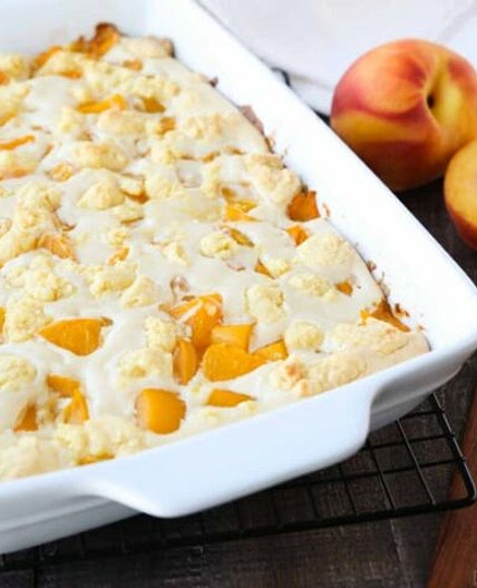 Peaches and Cream Cobbler