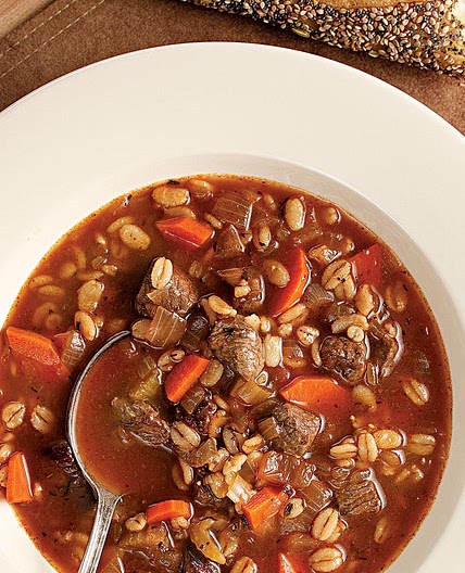 Quick Beef & Barley Soup