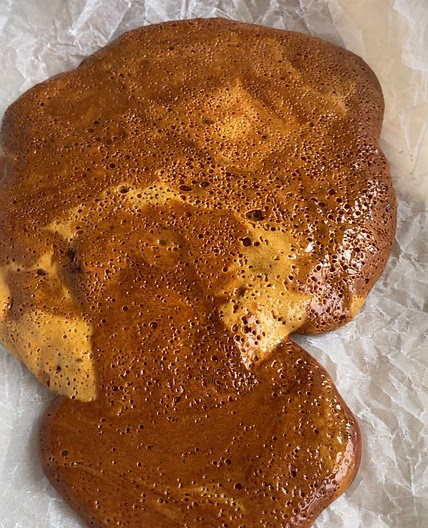Homemade honeycomb