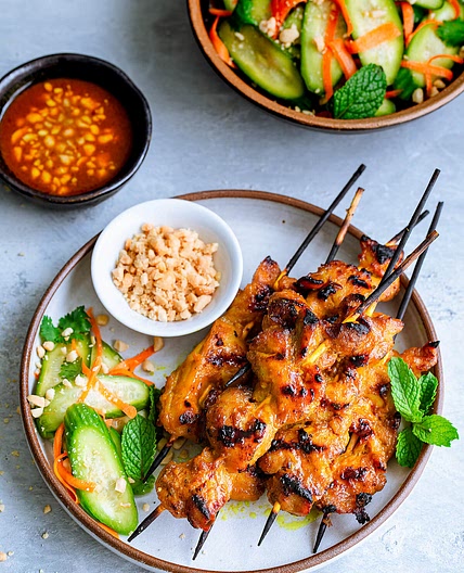 Singapore-Style Chicken Satay