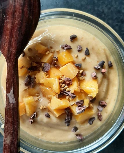 Mango chia pudding!