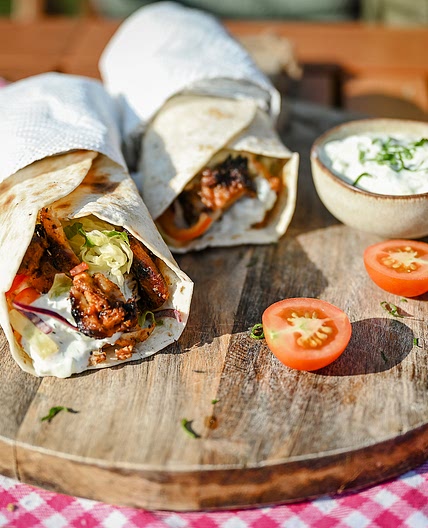 Easy Chicken Gyros Made On The Grill