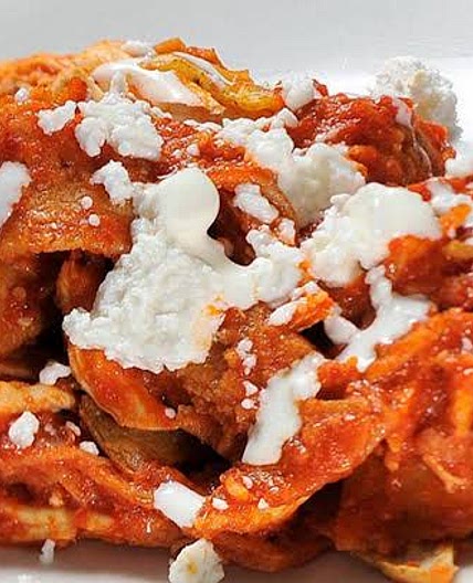 Chilaquiles rojos