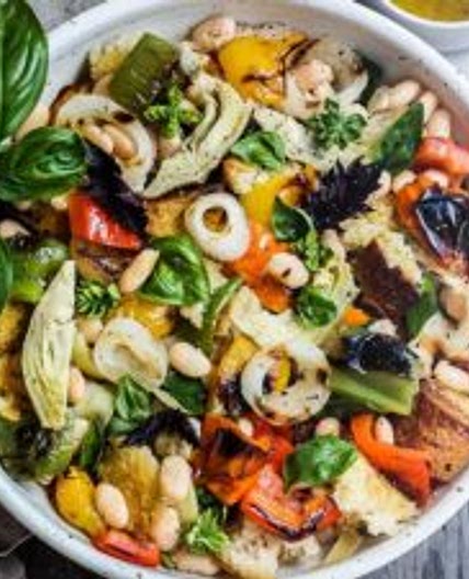 Grilled Tuscan Bread Salad