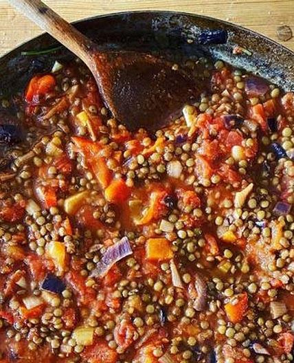 Lentil ragu