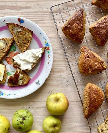 Sourdough squash scones 