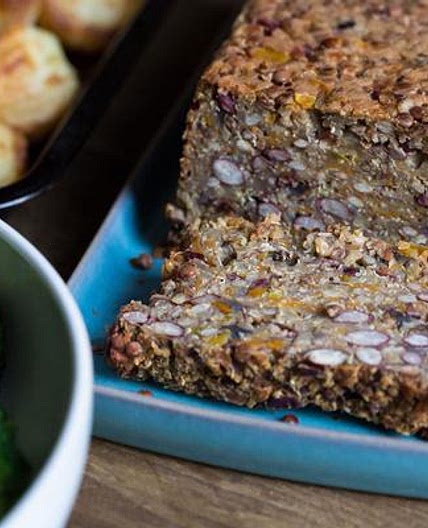 LENTIL, HARICOT BEAN AND MUSHROOM ROAST