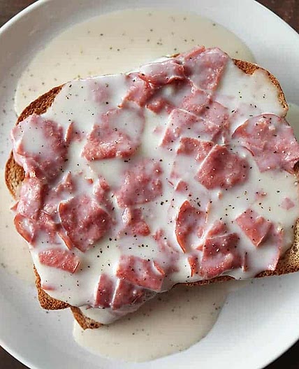 Creamed Chipped Beef on Toast