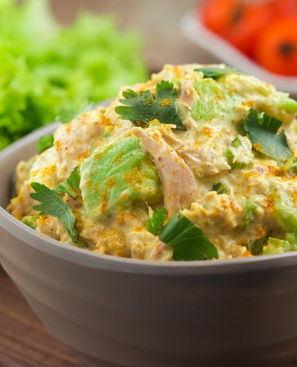 Keto Curry Spiked Tuna and Avocado Salad🥑