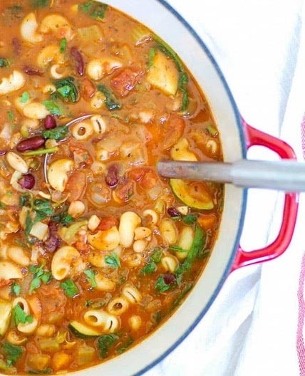 Homemade Minestrone Soup Recipe