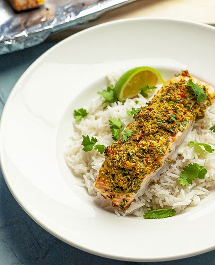 Spicy Coconut Salmon