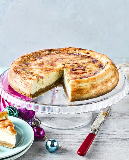 Irish Cream Crème Brûlée Cheesecake