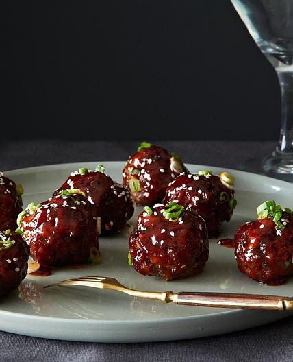 Spicy Korean-Style Gochujang Meatballs
