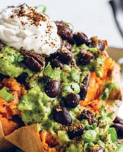 Loaded Sweet Potatoes