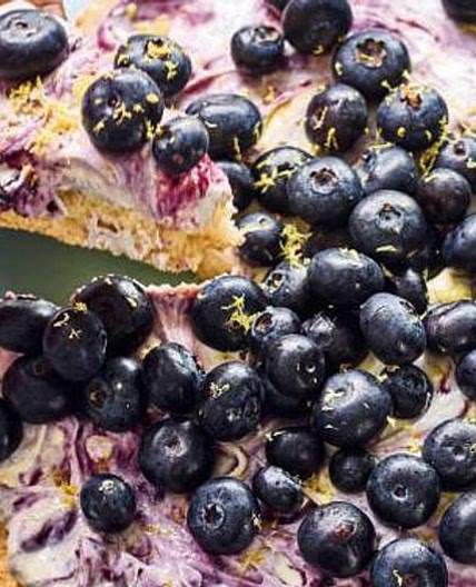 Nadiya Hussain’s Blueberry and Lavender Scone Pizza
