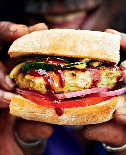 Calypso Chicken Burgers