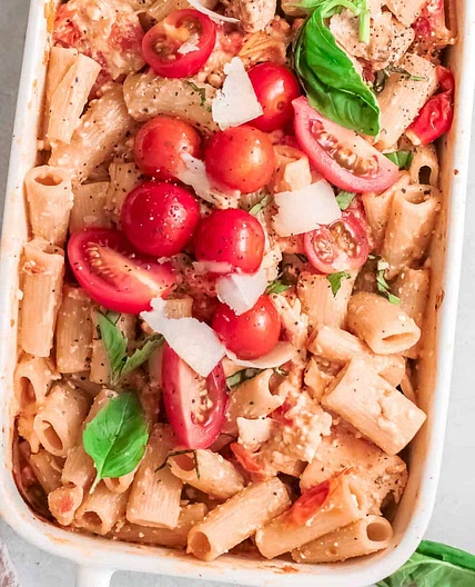 Baked Chicken Feta Pasta Recipe
