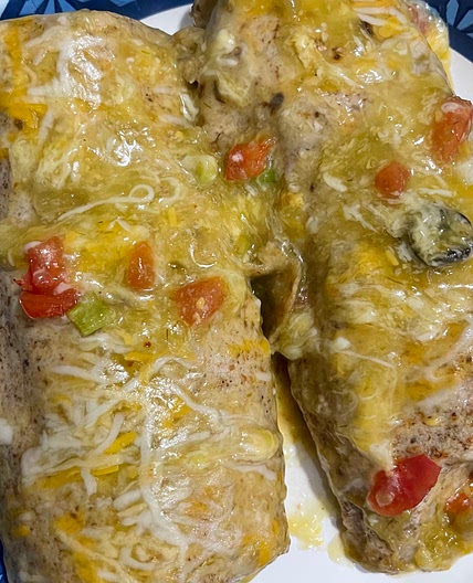 Chicken enchiladas