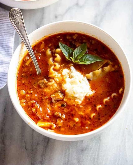 Lasagna Soup
