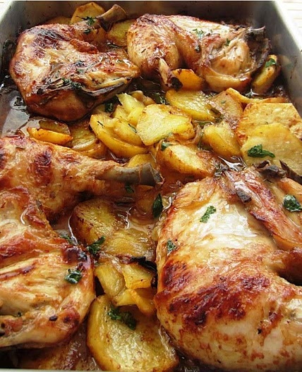 Hähnchenschenkel im backofen