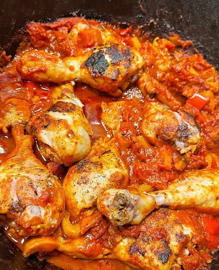 One Pot Spanish Chicken - Easy