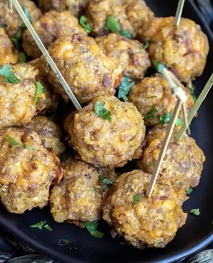 Stuffing Sausage Balls