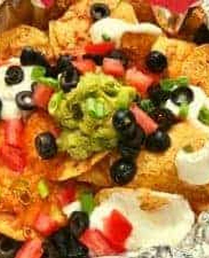 Air Fryer, Air Fried, Loaded Nachos