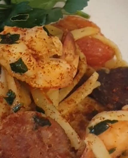 Prawn and Chorizo Pasta
