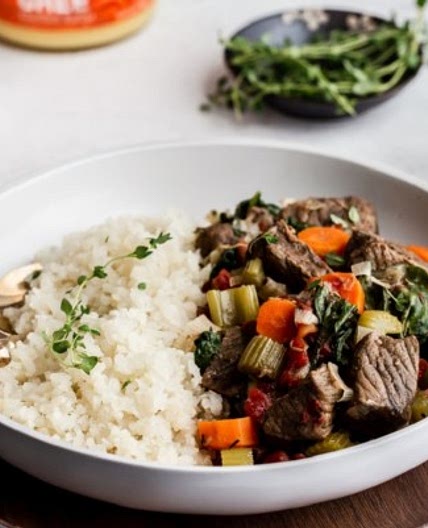 Keto Slow Cooker Beef Stew
