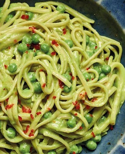 Nadiya Hussain’s Avocado Pasta with Peas and Mint