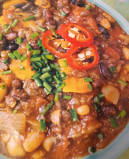 3 Bean & Pumpkin Chilli