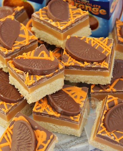 Terry's Chocolate Orange Millionaires Shortbread!