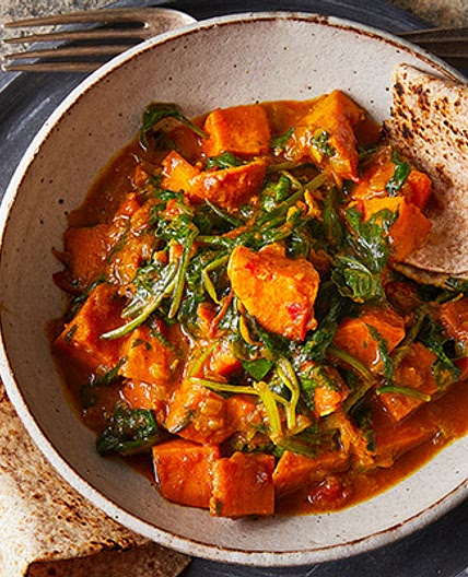 Sweet potato & coconut curry