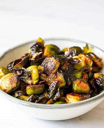 Spicy Glazed Brussels Sprouts