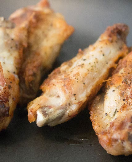 Alitas de pollo freidora sin aceite