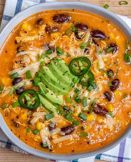 Creamy Chicken Enchilada Soup