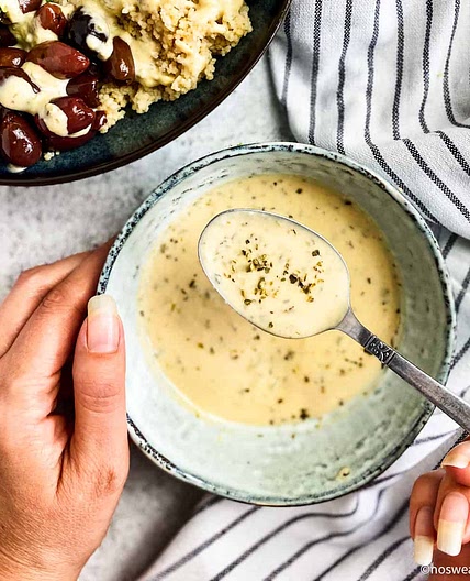 Hummus Dressing / Oil-Free Greek Dressing