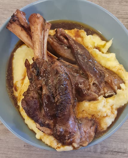 Keto Slow Cooked Lamb Shanks